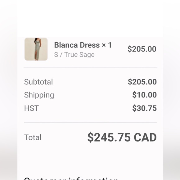 Park & Fifth Blanca dress (Small) - Picture 7 of 9